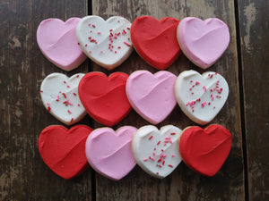 Two dozen frosted Sugar Cookies--SHIP DATE Monday, February 10