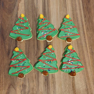 Decorated Tree Cookies