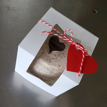 Load image into Gallery viewer, Valentine&#39;s Chocolate Cream Tower Cake
