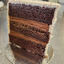 Load image into Gallery viewer, Valentine&#39;s Chocolate Cream Tower Cake
