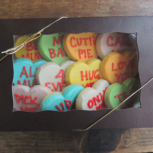 Conversation Heart Cookies