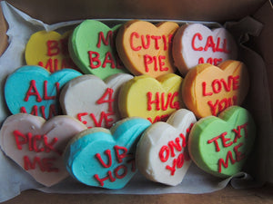 Conversation Heart Cookies