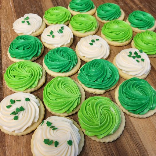 St. Patrick's day Mini Sugar Cookies