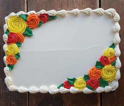 Roses and Ivy Cake Decoration in North Bay ON - The Flower Garden